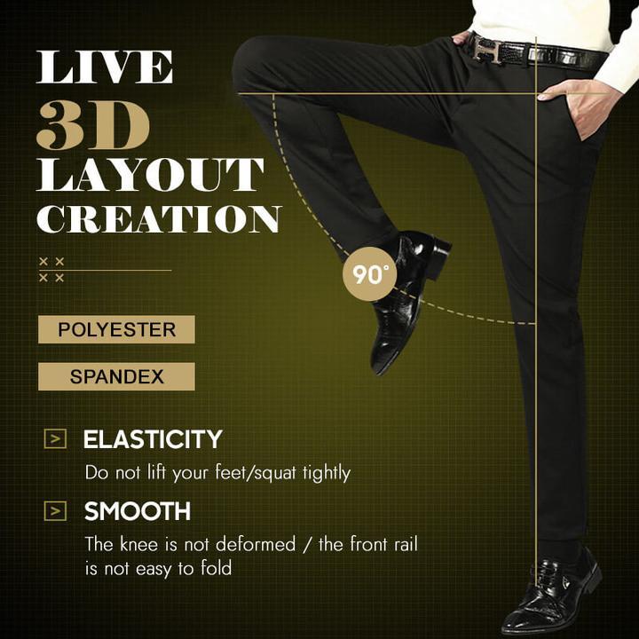 (Promotion à durée limitée -40% OFF)Pantalon classique pour hommes à bonne élasticité