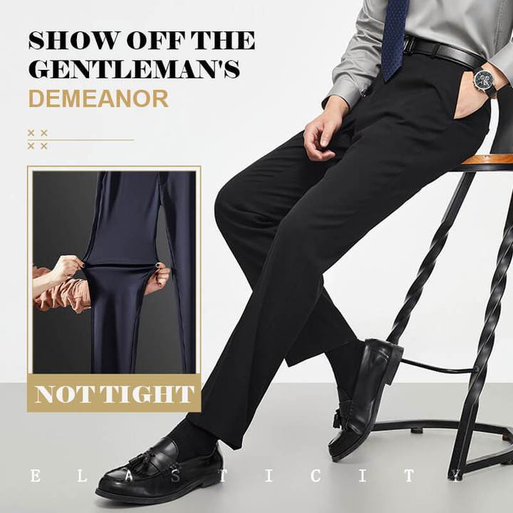 (Promotion à durée limitée -40% OFF)Pantalon classique pour hommes à bonne élasticité