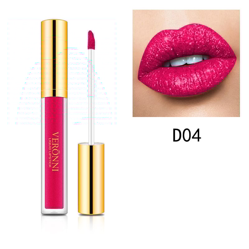 💫Rouge à lèvres liquide pailleté métallisé Diamond
