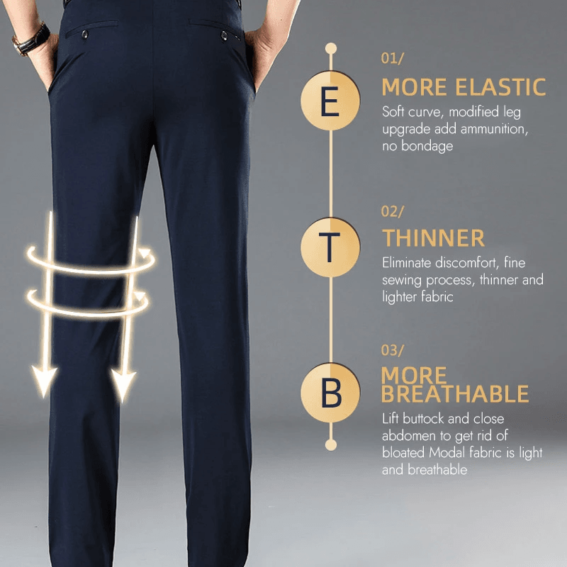 (Promotion à durée limitée -40% OFF)Pantalon classique pour hommes à bonne élasticité