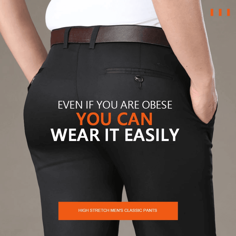 (Promotion à durée limitée -40% OFF)Pantalon classique pour hommes à bonne élasticité