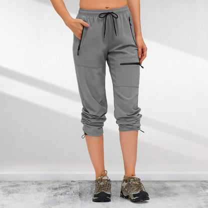 Pantalon de randonnée cargo léger, à séchage rapide, UPF 50+, pour femmes