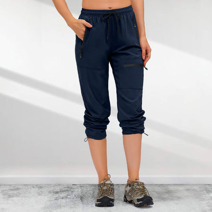 Pantalon de randonnée cargo léger, à séchage rapide, UPF 50+, pour femmes