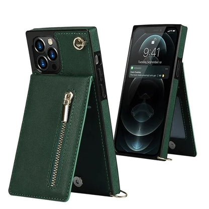 (🔥Vente chaude 2024) Portefeuille à bandoulière pour iPhone avec porte-cartes