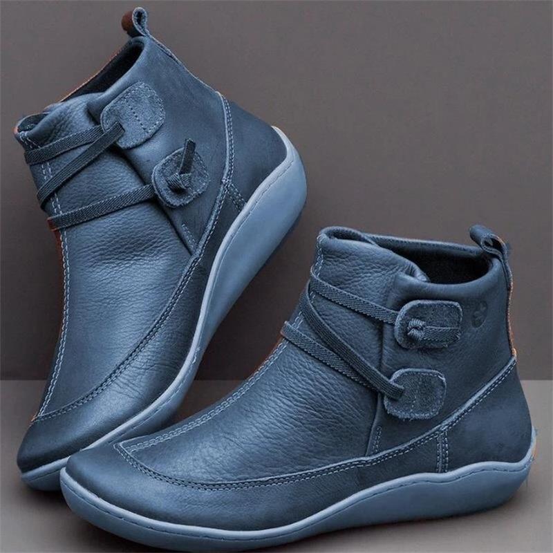 👢 Bottines courtes décontractées vintage pour femme 🔥Achetez-en 2, livraison gratuite🔥