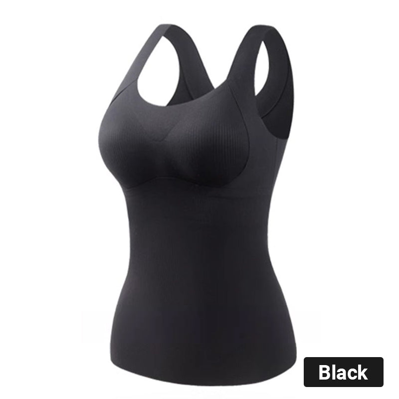 🎊Prévente de Noël🎊[Women's Gift] Débardeurs thermiques pour femmes avec soutien-gorge intégré