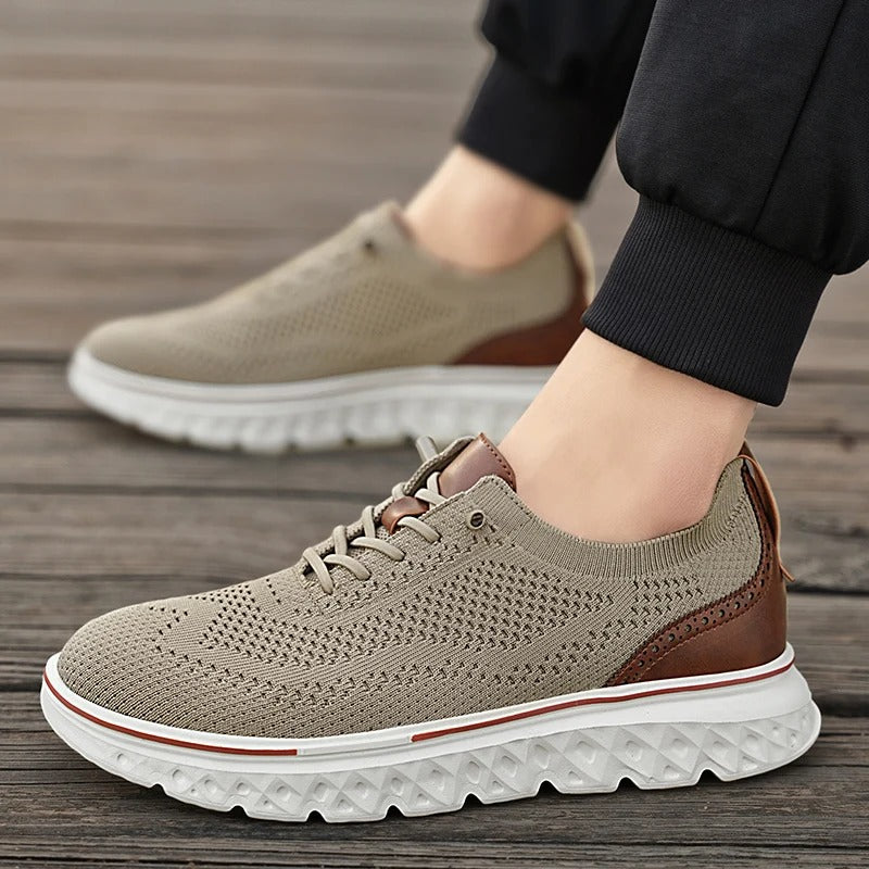 Ultra Brogue in khaki on foot